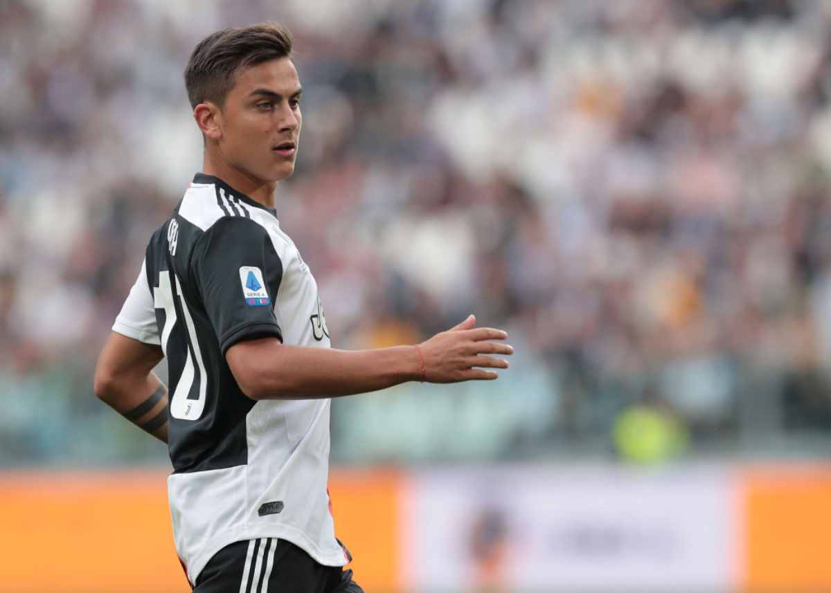 esultanza dybala juventus milan gol