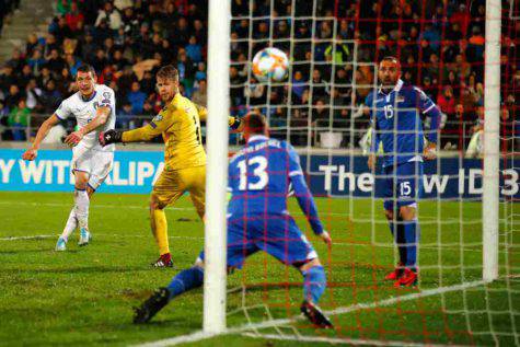 video gol liechtenstein italia doppietta gallo