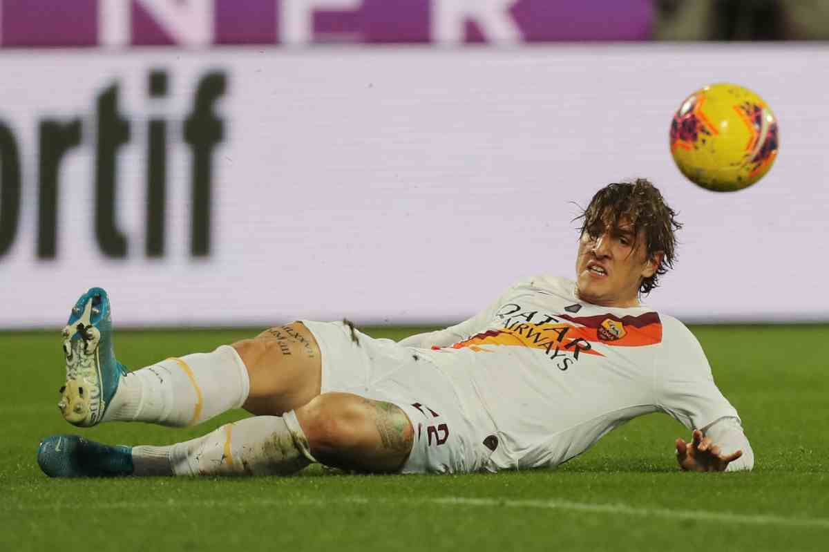 infortunio zaniolo roma juventus