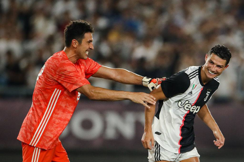 Cristiano Ronaldo e Buffon