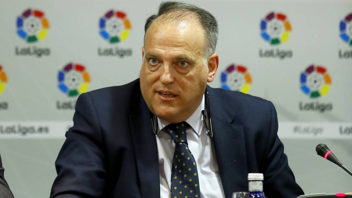 Il presidente della Liga Tebas