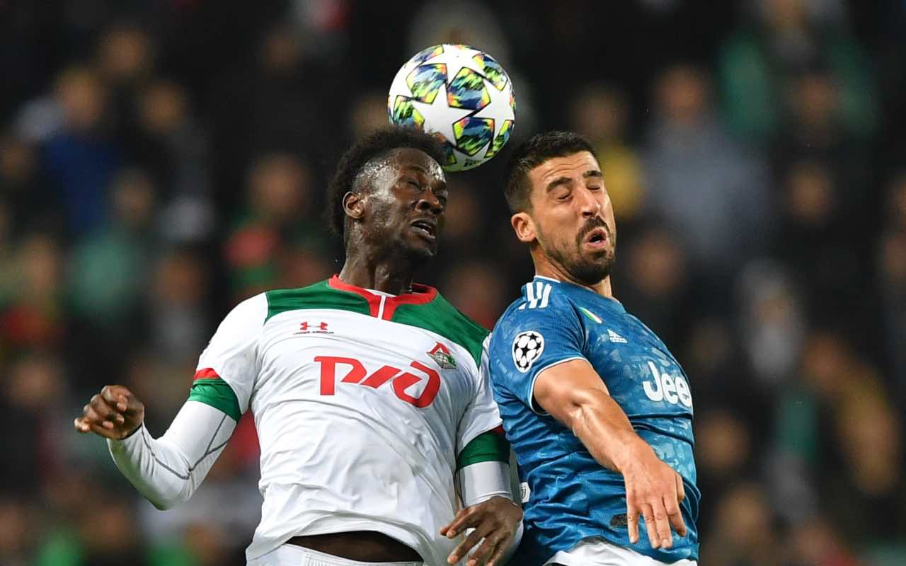 Khedira in azione durante un match di Champions