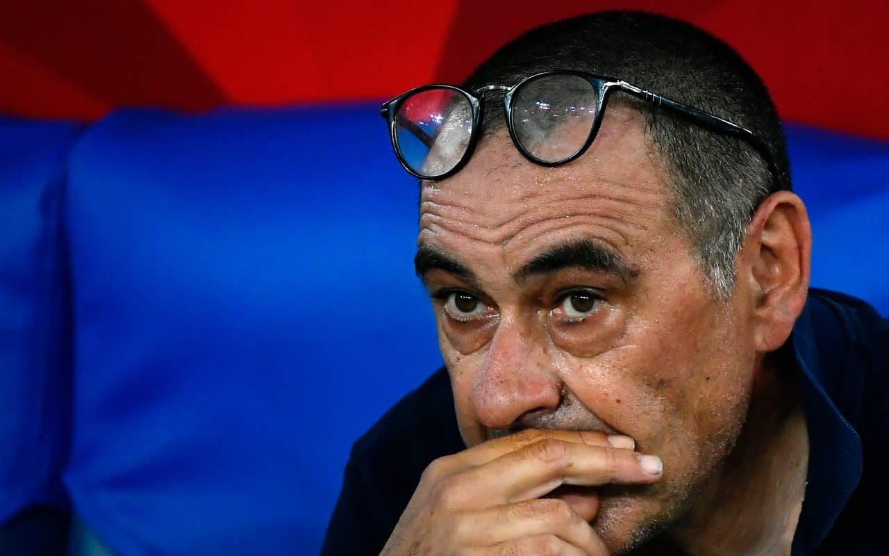 Maurizio Sarri ha perso due finali su due con la Juventus