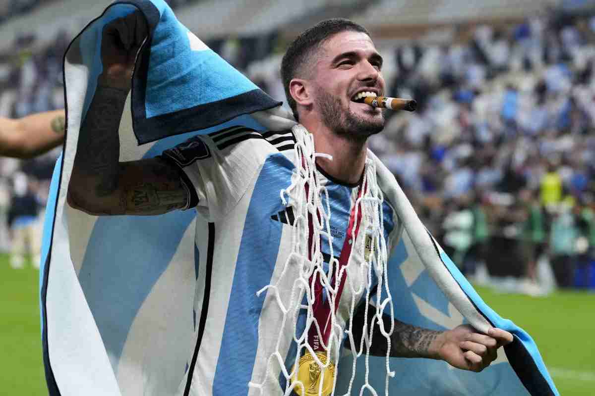 De Paul Roma Juventus calciomercato