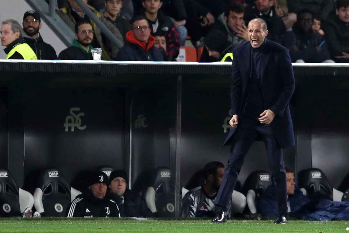 Juventus, c'è poco da stare Allegri: "Deve controllarsi", gelo a Sky Sport