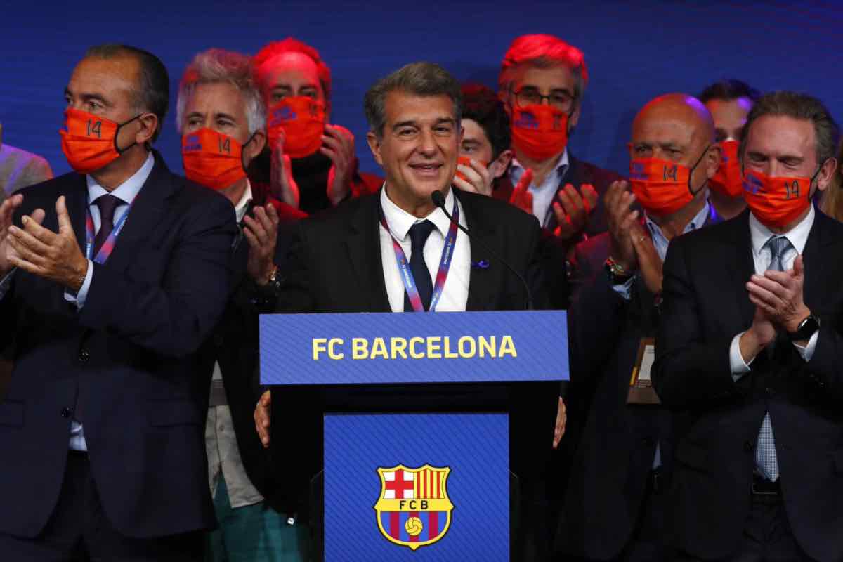 Joan Laporta calciomercato Barcellona 