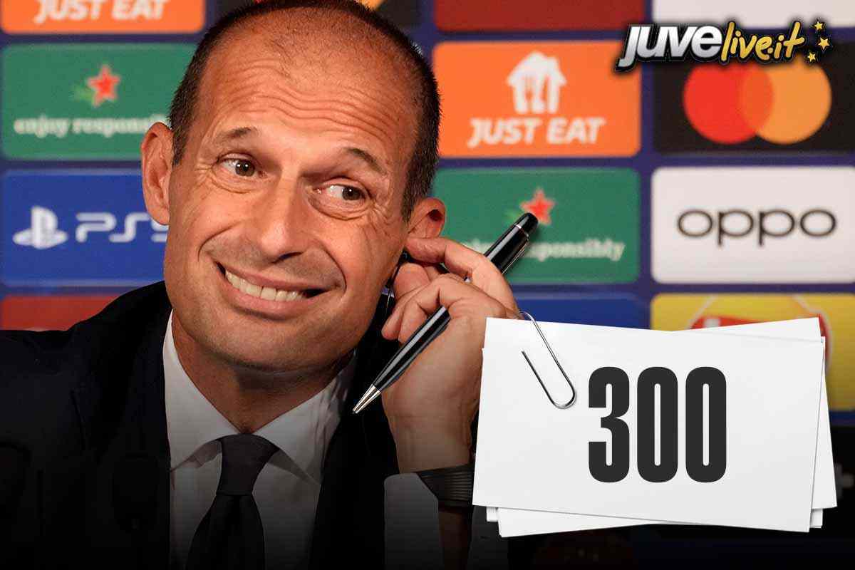 Calciomercato Juventus, firma a quota 300: Allegri main sponsor