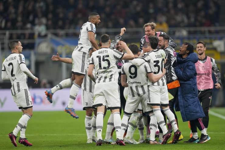Esultanza Juventus 