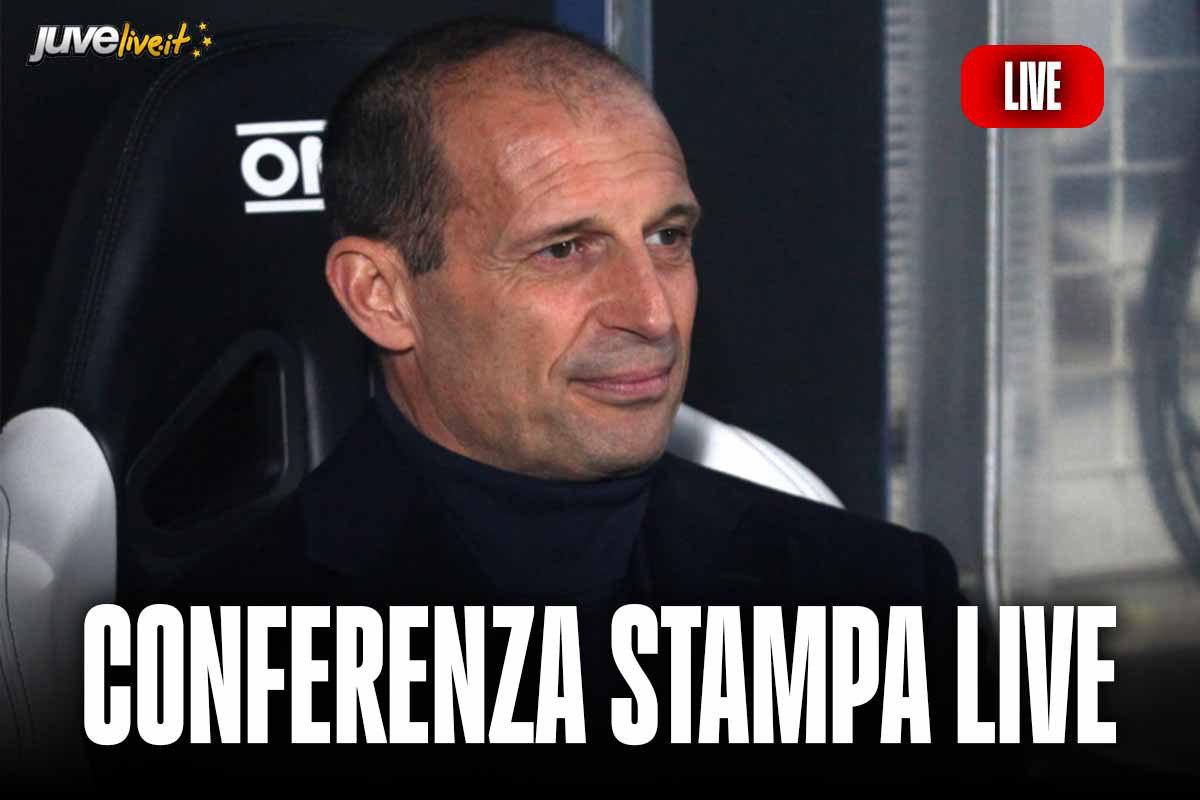 Inter-Juventus, la conferenza stampa di Max Allegri
