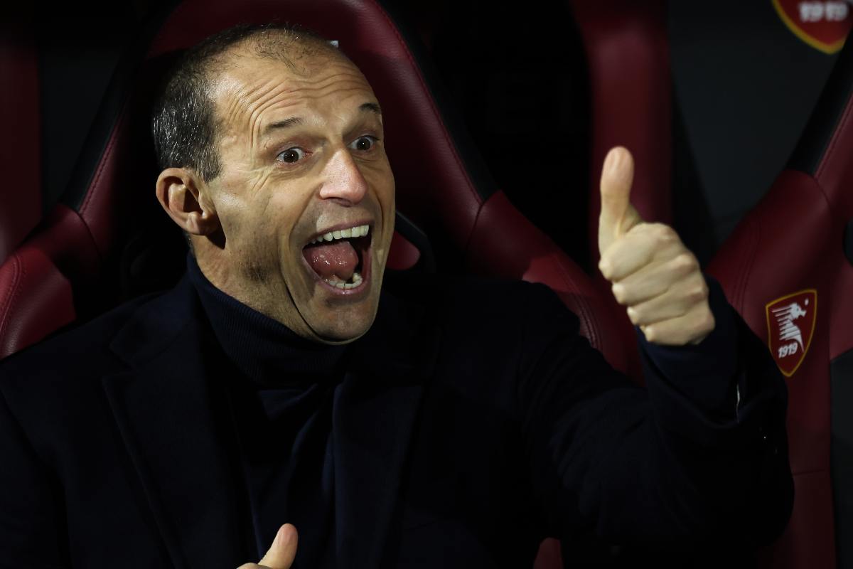 allegri esulta juventus