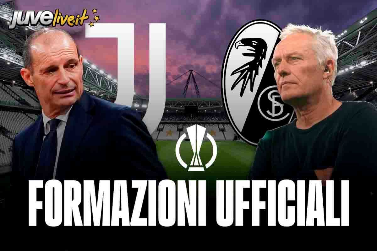 Formazioni ufficiali Juventus-Friburgo, super novità in attacco: Allegri cambia tutto