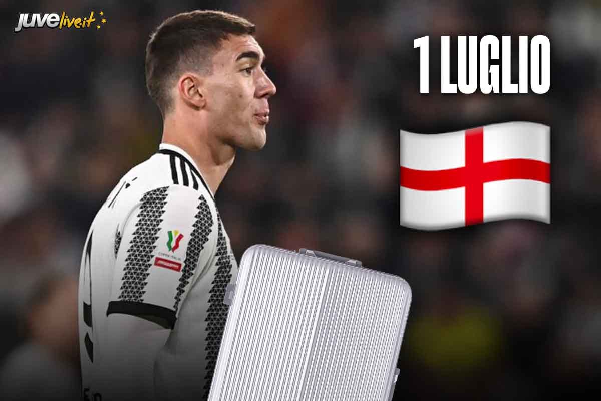 Calciomercato Juventus, accordo con Vlahovic: c'è già la data dell'addio