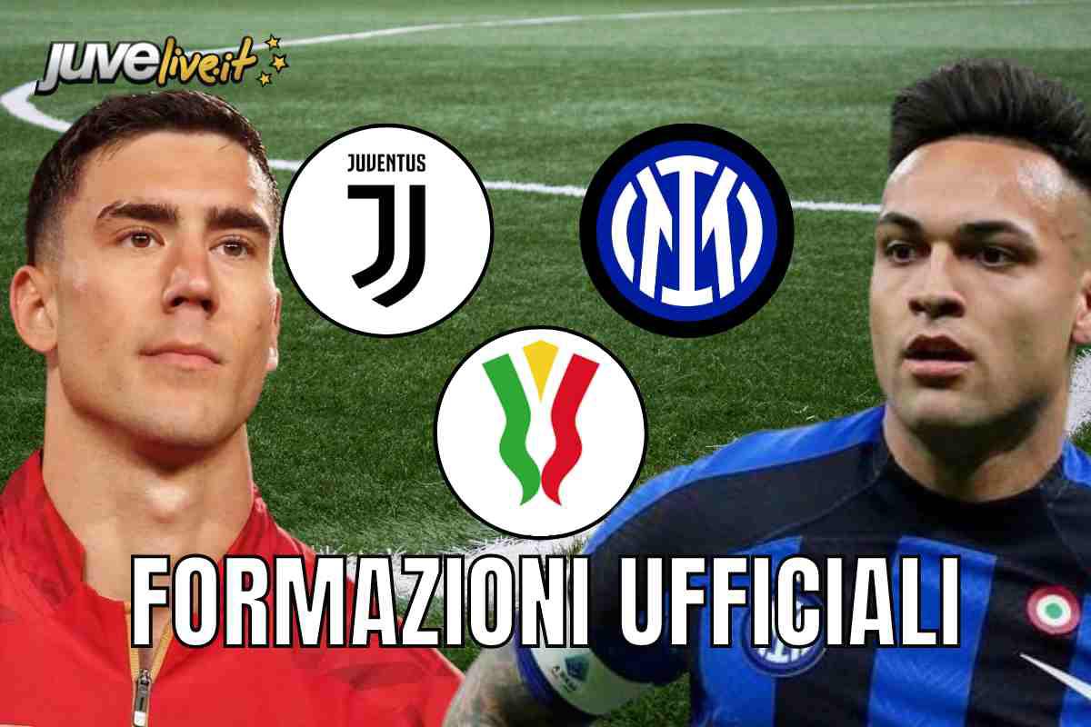 Formazioni ufficiali Juventus-Inter, Di Maria-Vlahovic: Allegri ha sciolto le riserve