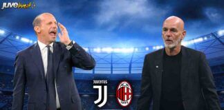 Formazioni ufficiali Juventus-Milan: