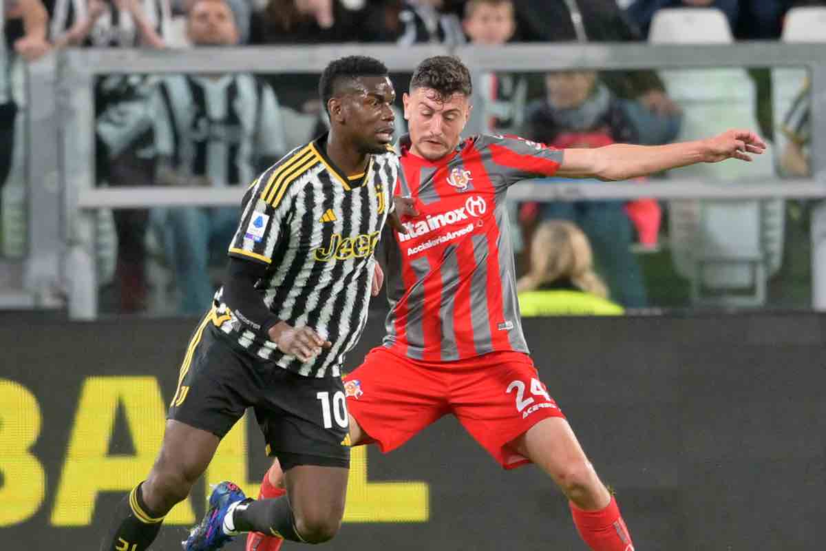 Juventus-Cremonese, tegola senza fine Pogba: esce in lacrime