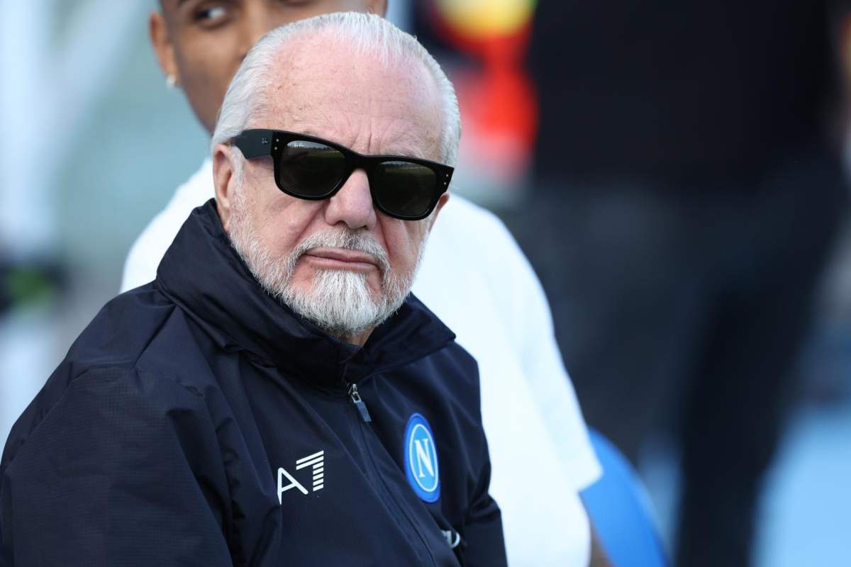 Indagato il presidente del Napoli De Laurentiis: l'accusa è falso in bilancio