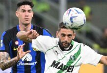 Domenico Berardi contro l'Inter