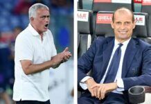 José Mourinho e Massimiliano Allegri