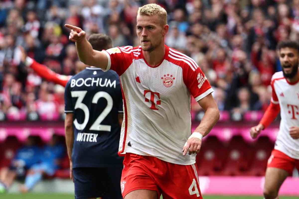De Ligt con la maglia del Bayern Monaco