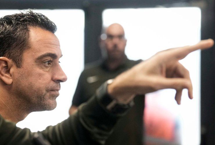 Xavi indica l'obiettivo