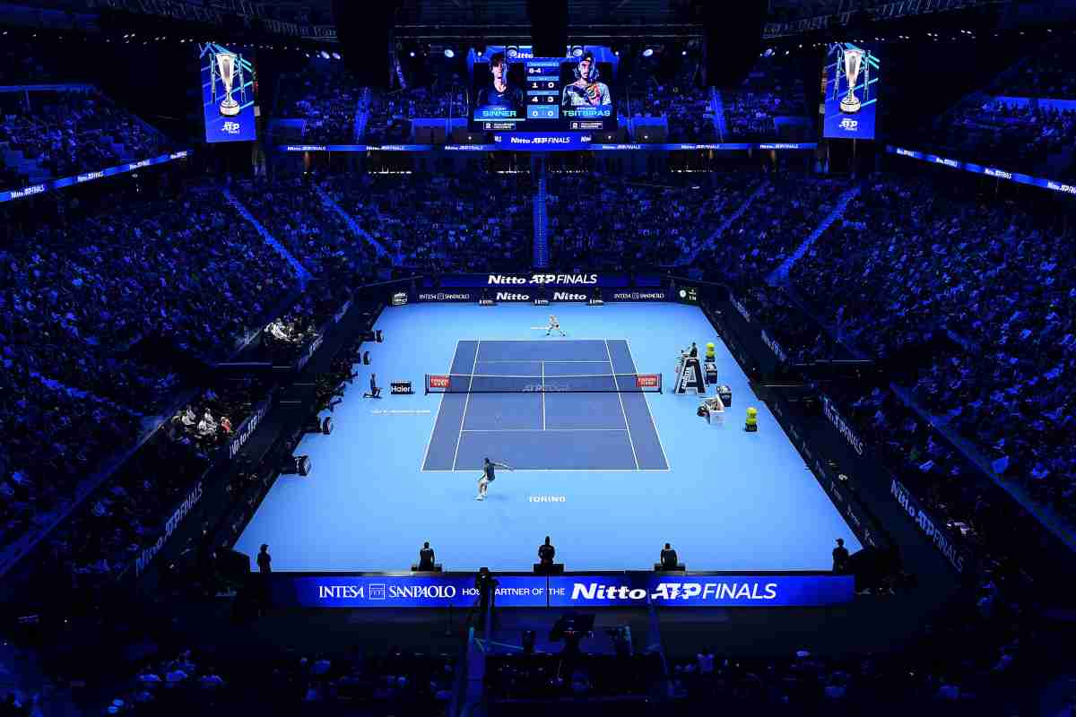 Le Atp Finals si tingono di bianconero: il reel non lascia dubbi