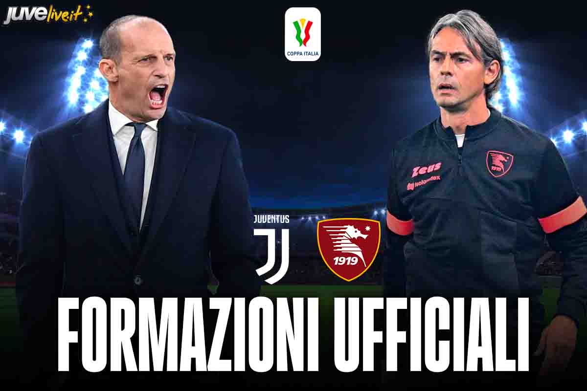 Formazioni ufficiali Juve-Salernitana