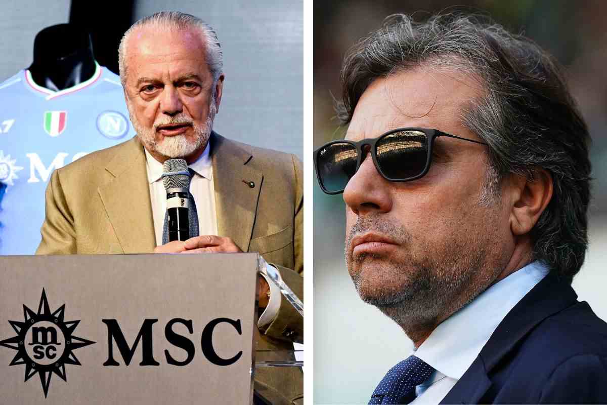 Aurelio De-Laurentiis-sfida-ancora-Cristiano Giuntoli