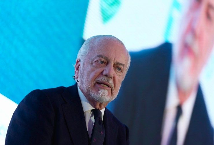 Aurelio De Laurentiis. "Juventus fuori dalle Coppe"