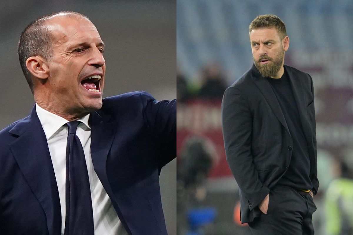 Masimiliano Allegri Daniele De Rossi. Scambio a sorpresa Juventus-Roma