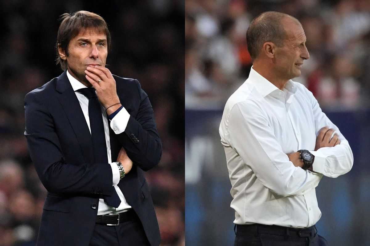 Conte al Milan, Allegri lascia la Juve