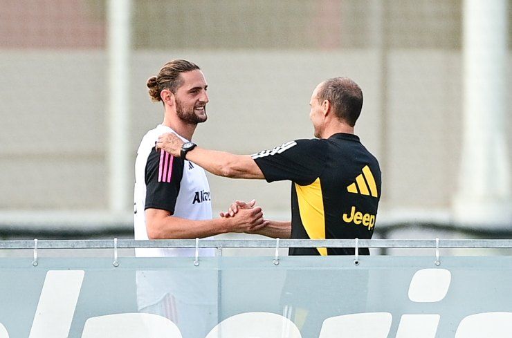 rabiot e allegri