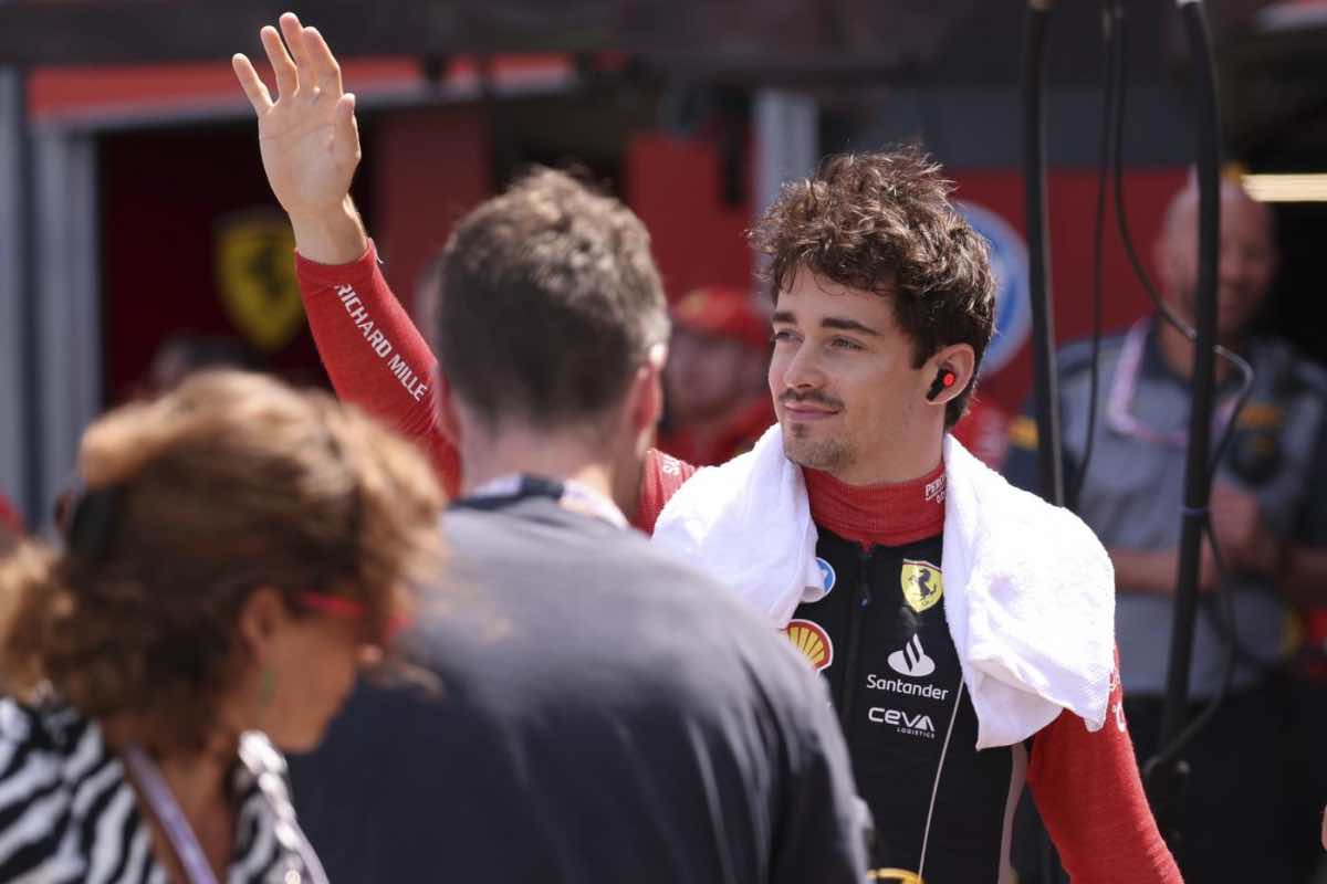 Leclerc commuove tutti