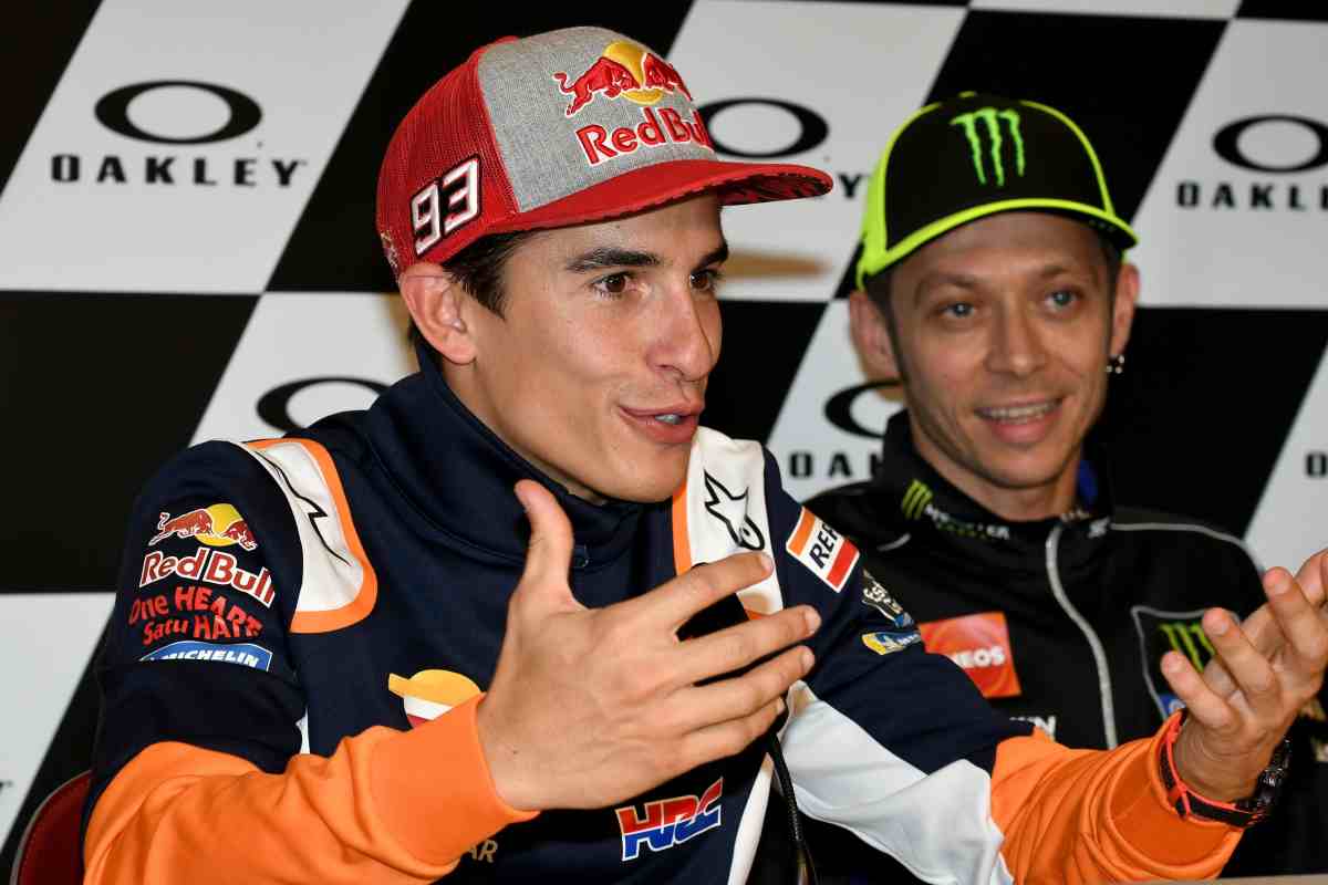 Marquez e Rossi ancora a confronto