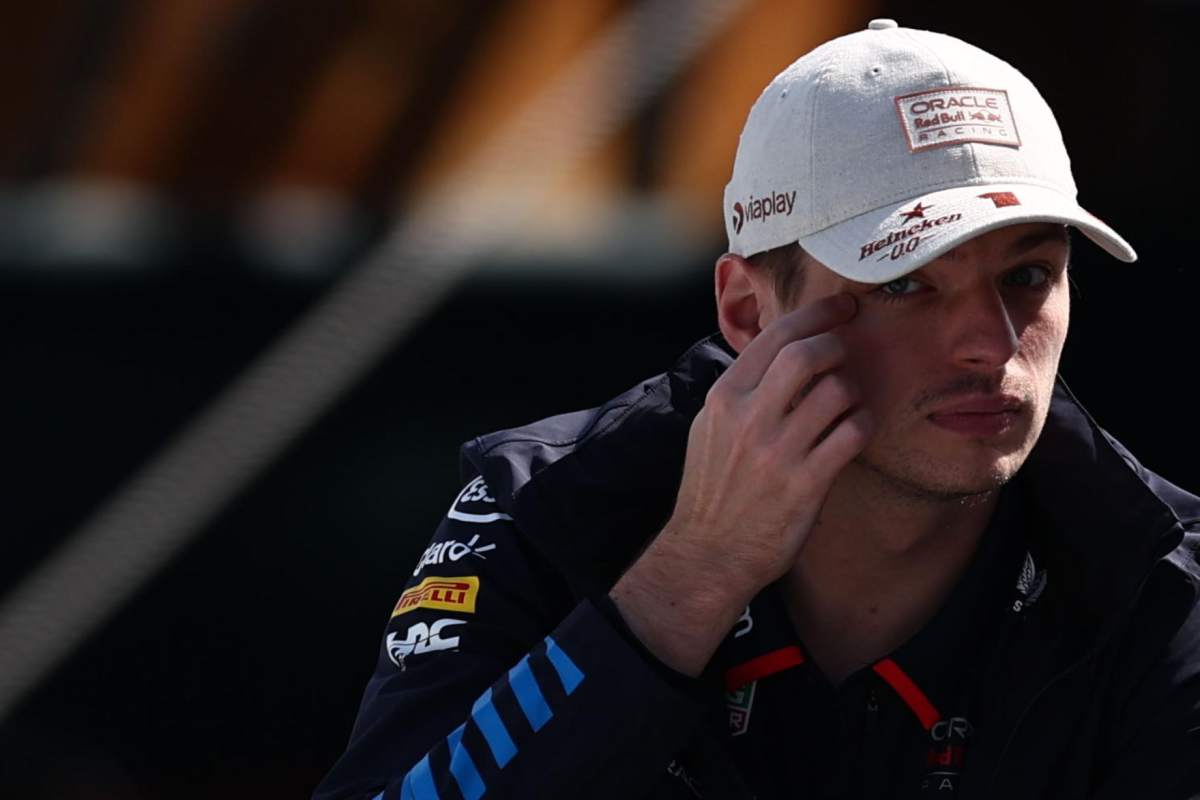 Max Verstappen sconvolto