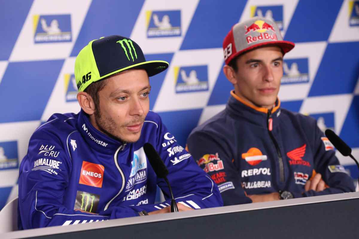 Valentino Rossi e Marc Marquez ancora a confronto