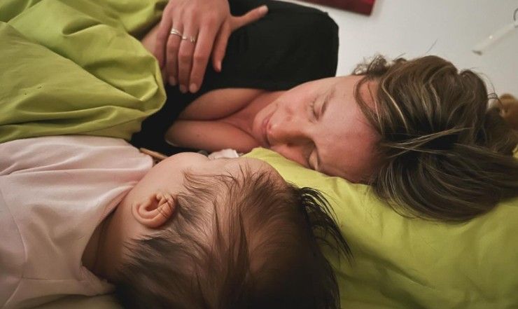 La Pellegrini con la sua bambina