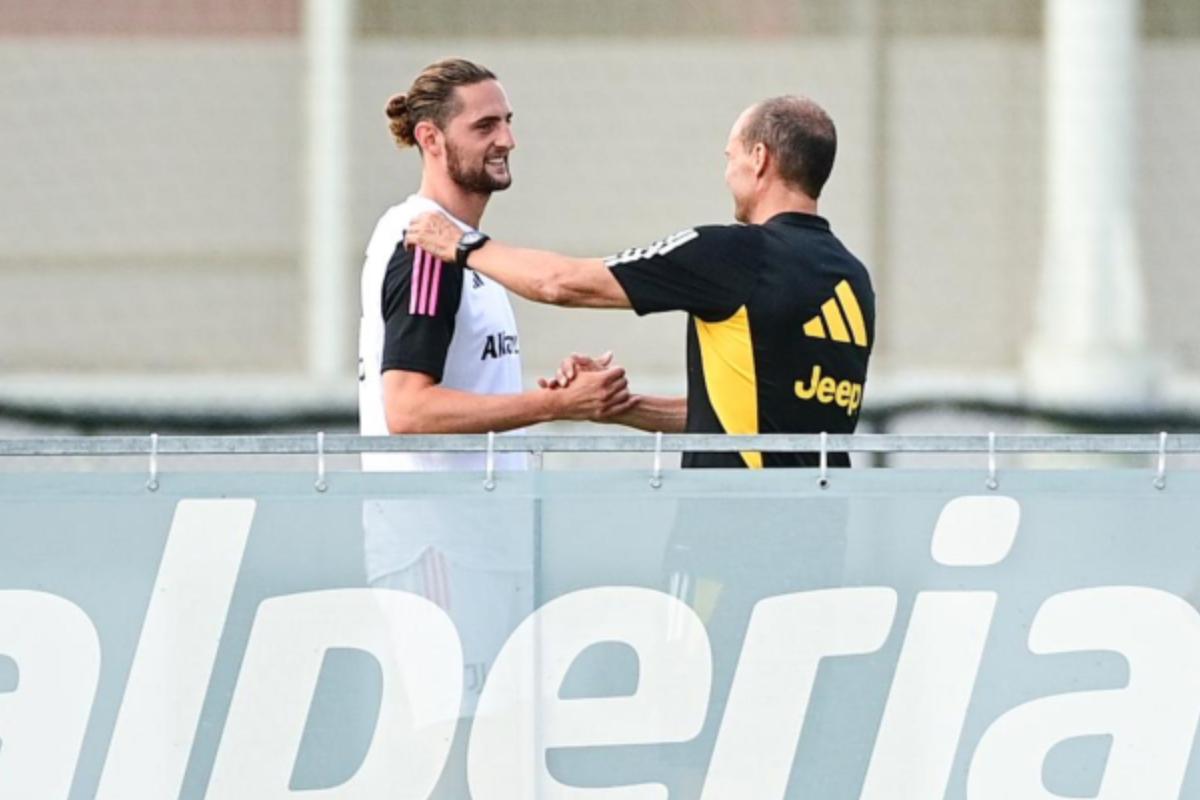Rabiot e Allegri, ancora insieme