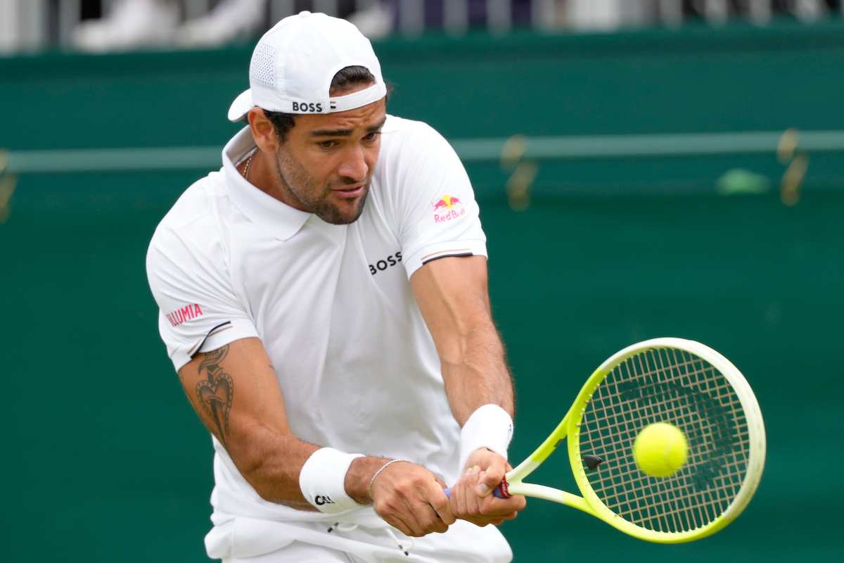 Berrettini, il dato che preoccupa Sinner