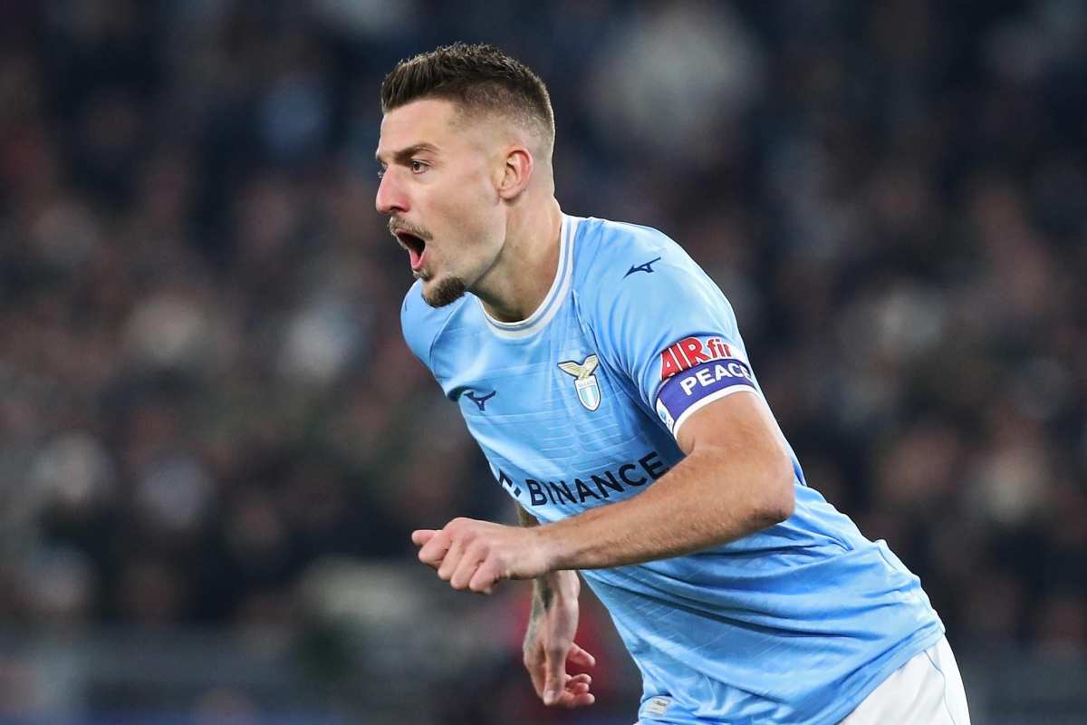 Milinkovic con la Lazio