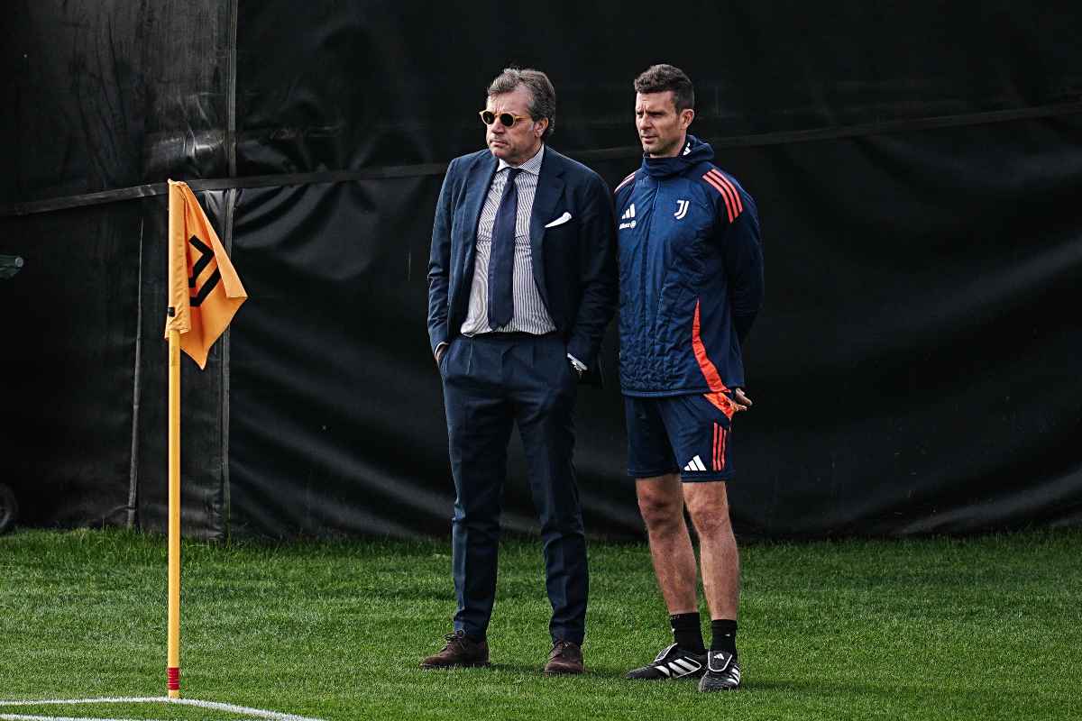 Giuntoli e Thiago Motta