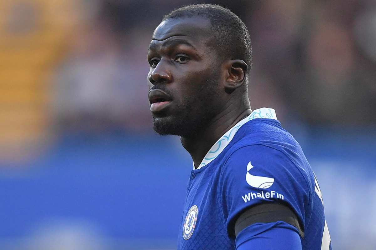 Koulibaly con la maglia del Chelsea