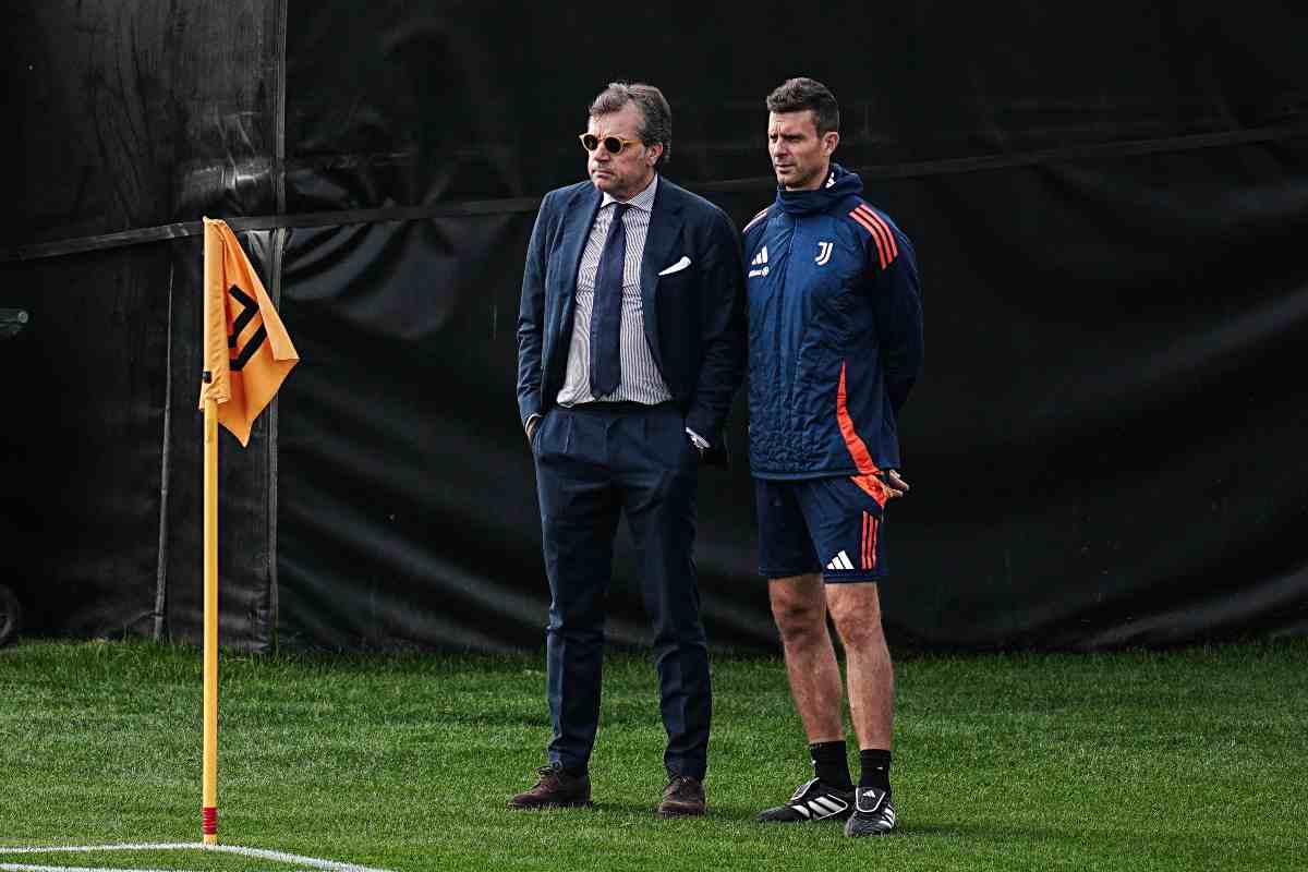 Cristiano Giuntoli e Thiago Motta