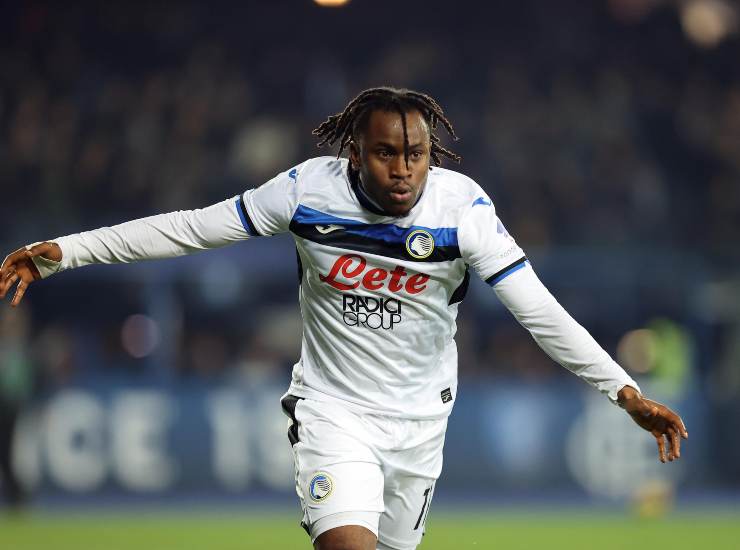 L'attaccante dell'Atalanta Ademola Lookman 
