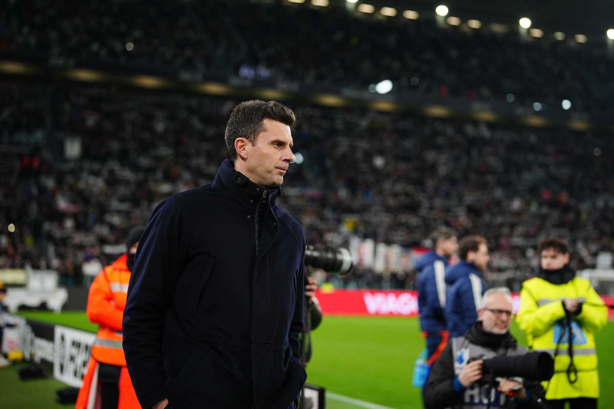 L'allenatore della Juventus Thiago Motta