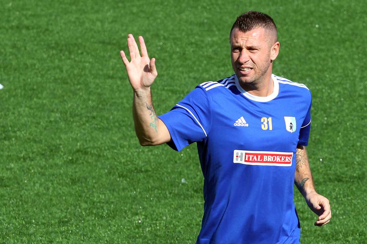 Antonio Cassano in campo