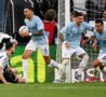 I giocatori di Juve e Lazio all'Olimpico