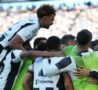 L'esultanza dei calciatori della Juventus dopo il gol