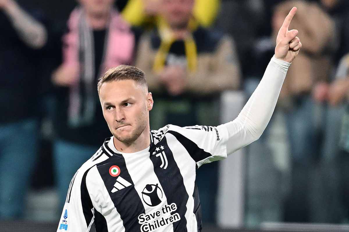 Koopmeiners con la maglia della Juve