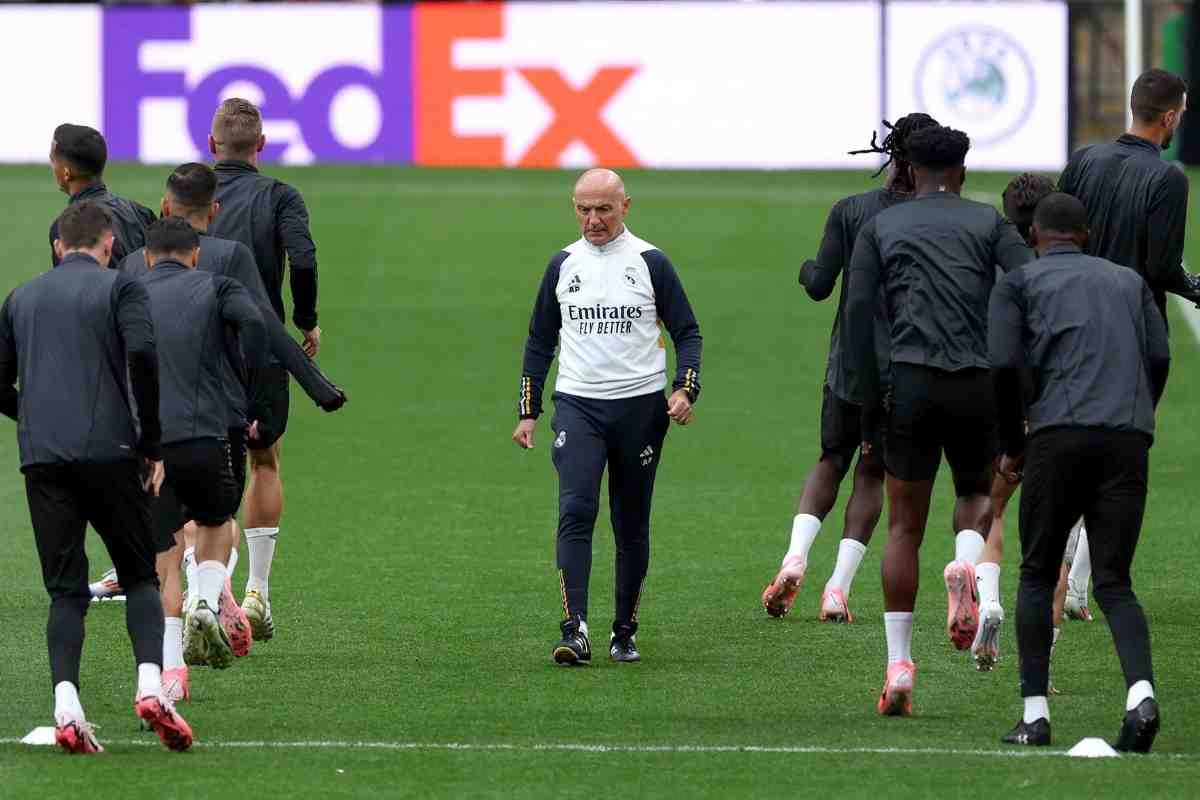 Antonio Pintus al lavoro con il Real Madrid 