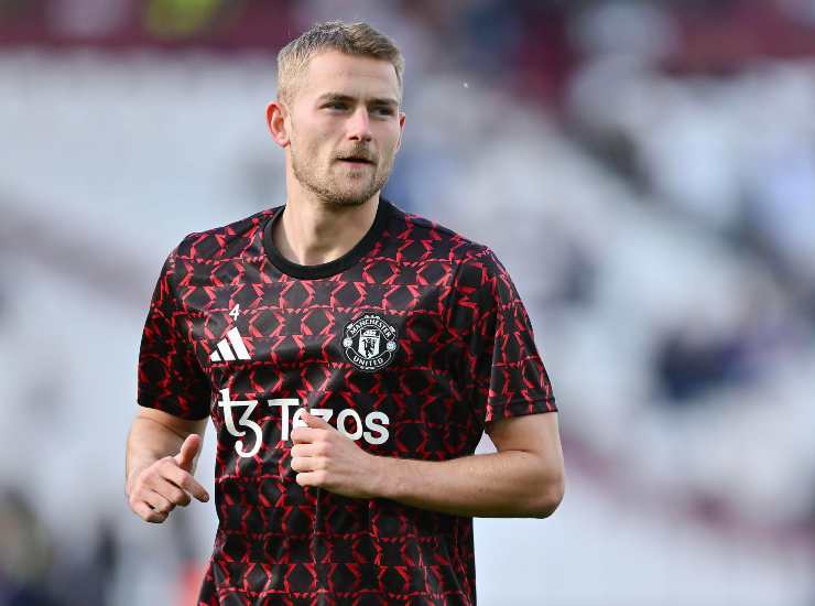 Il difensore del Manchester United De Ligt